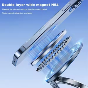 Новый <span class=keywords><strong>2025</strong></span> магнитный автомобильный держатель для телефона-сверхпрочный вакуумный захват-идеально подходит для GPS-навигации