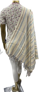 100% Cotton Fouta Pareo Shawl Customizable Designs Sizes Traditional Summer Scarf Specialty from Mumbai India Export Packaged - Product Image 3