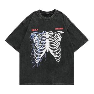เสื้อยืดคอกลมผู้ชาย พรีเมียม ผ้าฝ้าย 100% พิมพ์ลายดิจิตอล ระบายอากาศได้ดี ไม่เป็นขุย สีพื้น สำหรับฤดูใบไม้ร่วง - Product Image 5
