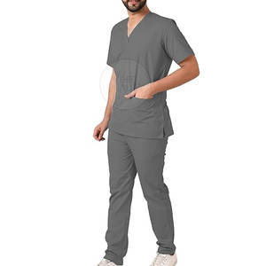 Conjuntos de Uniformes Médicos de Talla Grande al por Mayor, Tejidos 100% Algodón, Uniformes Médicos Personalizados de Alta Calidad, Precio Económico, Gran Venta - Product Image 2