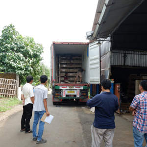 Fauteuil relax en teck, couleur naturelle, fabriqué en Indonésie - Product Image 5