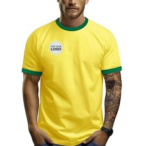 T-shirt unisexe en coton et polyester 52 48, t-shirts à col rond - Product Image 6