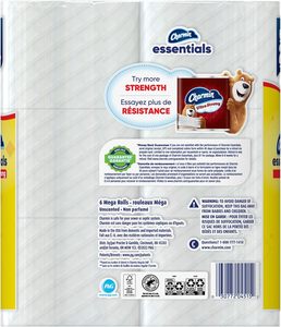 Charmine Essentials 1-Ply Mega Rolls Strong Bathroom <b>Tissue</b> 6 ea - Product Image 6