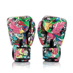Nouveaux gants d'entraînement de boxe professionnels en cuir, gants de compétition de boxe - Product Image 4