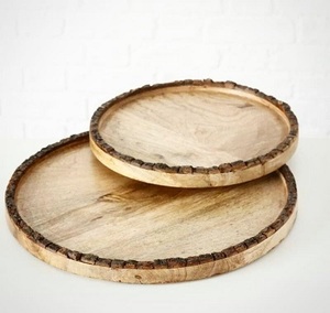 Vente en gros 20pcs plateau de service en bois incrusté d'os Offre Spéciale plateau de service - Product Image 2