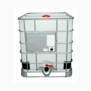 Mạ kẽm IBC khung thép lồng và phụ kiện Bìa/nắp cho IBC Tank container