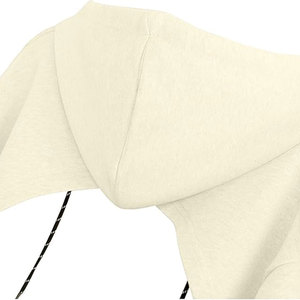 Sudaderas Casuales de Invierno con Logotipo Personalizado de Nuevo Diseño para Mujer, Última Moda, Manga Holgada, 100% Algodón, Tops Cortos Modernos - Product Image 6