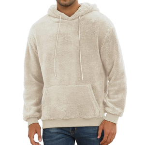 Sweats à capuche décontractés pour hommes à la mode de haute qualité à prix bon marché manches longues basiques coton mélangé sweat à capuche pour hommes à vendre - Product Image 3