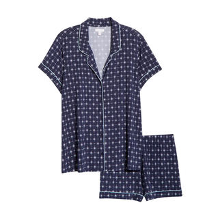 <span class=keywords><strong>Pigiama</strong></span> corto ecologico da <span class=keywords><strong>donna</strong></span>, set loungewear stampato, <span class=keywords><strong>camicia</strong></span> <span class=keywords><strong>a</strong></span> maniche corte e pantaloncini, set estivo, <span class=keywords><strong>pigiama</strong></span> in bambù da <span class=keywords><strong>donna</strong></span>, <span class=keywords><strong>pigiama</strong></span> due pezzi. - Product Image 6