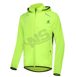 Chaqueta Cortavientos Impermeable con Capucha de Lona de Alta Calidad para Hombre, Diseño Personalizado, Ligera, para Uso en Exteriores, con Logotipo Frontal - Product Image 1