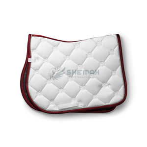 Almohadilla de sillín inglesa acolchada duradera OEM, almohadillas de sillín de equitación cómodas transpirables suaves y acolchadas personalizadas - Product Image 4