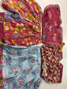 Pantalones cortos de algodón Vintage de cintura alta para mujer, pantalones cortos de playa bordados Kantha hechos a mano, transpirables para la temporada de primavera, gran oferta - Product Image 6
