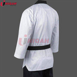 Uniforme de Taekwondo unisexe adulte de haute qualité, impression de logo personnalisée, tissu en coton et polyester pour l'entraînement de MMA et de kickboxing - Product Image 4
