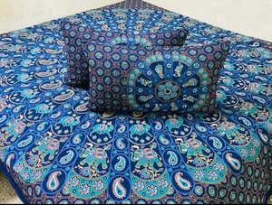 Nueva sábana de algodón Fahionable King Size Sábana de algodón puro Tamaño del cliente para todos - Product Image 1