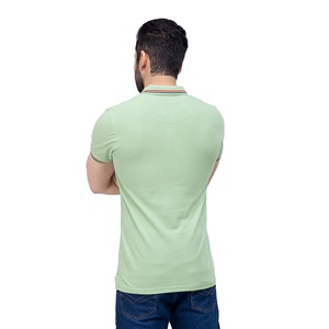 Polos de algodón de alta calidad con logotipo bordado personalizado para hombre, ropa deportiva de marca informal, camisetas Unisex de moda para el hogar - Product Image 5
