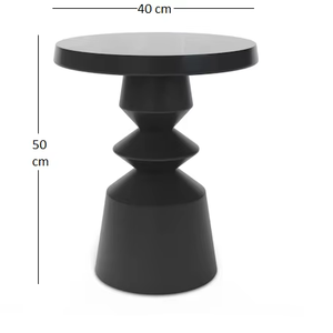 Mesa auxiliar de madera de mango blanco de nuevo diseño moderno para sala de estar, apartamento, villa, hogar y decoración - Product Image 4