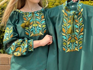 เสื้อผ้าแฟชั่นผ้าฝ้าย 2026 ขายดี เสื้อปักลายยูเครนสุดหรู ผ้าฝ้ายผสมโพลีเอสเตอร์ คอลเลคชั่นใหม่ ฤดูใบไม้ร่วง สำหรับผู้หญิง - Product Image 2