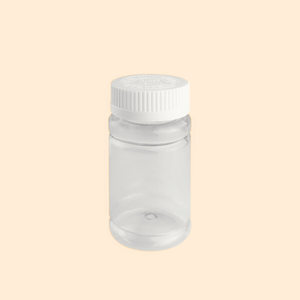 <b>100ML</b> TRANSPARENT PET <b>BOTTLE</b> WITH CR LID <b>PLASTIC</b> PACKAGING FREE TARIFF VIETNAM FACTORY WITH THE BEST LANDING COST - M0272 - Product Image 1
