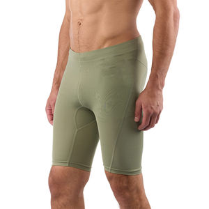 Shorts de compression pour hommes, légers, anti-rides, à séchage rapide, teinture unie, entièrement personnalisables, nouvelle arrivée, shorts de compression pour l'entraînement - Product Image 2