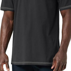 Camiseta clásica para hombre, jersey de media manga de talla grande de buena calidad, diseño de cuello redondo de Color personalizado disponible, 240g, 300g para adultos - Product Image 4