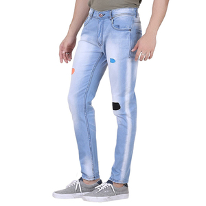 Pantalones vaqueros de bajo precio hechos por profesionales, pantalones vaqueros de hombre con diseño de logotipo personalizado a la venta, pantalones vaqueros de hombre de alta calidad, pantalones OEM con servicio - Product Image 2