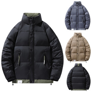 Veste matelassée épaisse sur mesure de marque, nouvelle conception, coupe-vent, chaude, pour l'extérieur, en duvet de canard - Product Image 2