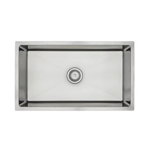 Fregadero de cocina Rectangular superior de alta calidad, nuevo fregadero de cocina Industrial Fortune de acero inoxidable de un solo Tazón sin grifo - Product Image 1