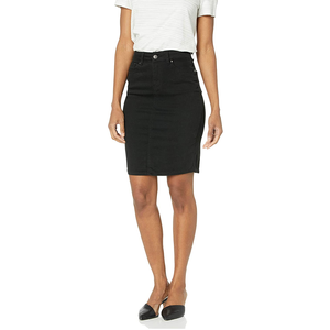 Fournisseur du Bangladesh à des prix abordables Logo personnalisé élégant été élégant Mini court filles Denim robe jupes pour femmes - Product Image 1