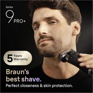Rasoir électrique Braun Series 9 Pro+ pour hommes, rasoir électrique humide et sec, 5+1 lames ultra fines, Pro SensoAdapt - Product Image 5