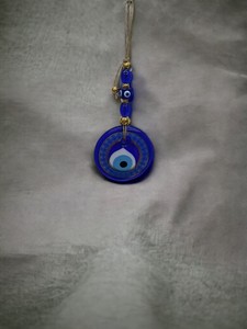 Ojo Turco DAFNI de 9 CM, Hecho a Mano, con Relieve, Magnético, Decoración Tradicional para Pared - Product Image 4