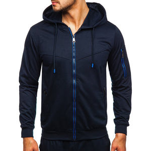 Casual Hombres Chándal Ropa deportiva Mezcla de algodón Dos piezas Jogger Set Suministro de fábrica - Product Image 5