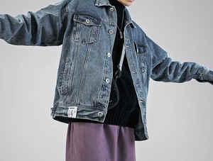 Hot Selling Premium Quality <b>Denim</b> Cotton Fabric <b>Jackets</b> OEM Custom Manufacturer Pigment Washing <b>Mens</b> Jean <b>Denim</b> <b>Jacket</b> - Product Image 2