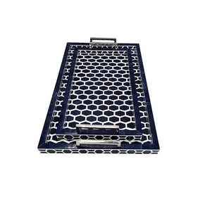 ถาดใส่อาหารแม่ลูกมุกดีไซน์เป็นเอกลักษณ์ผลิตภัณฑ์โบราณถาดเสิร์ฟอาหารมื้อค่ำ - Product Image 5