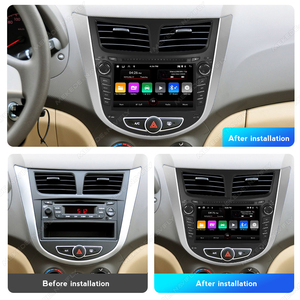 MEKEDE H2 8 คอร์ รองรับ CarPlay และ Android Auto พร้อมระบบ GPS สำหรับรถยนต์ฮุนได เวอร์นา โซลาริส แอคเซนต์ ปี 2010-2016 จอ 7 นิ้ว วิทยุติดรถยนต์จากผู้จำหน่าย - Product Image 4