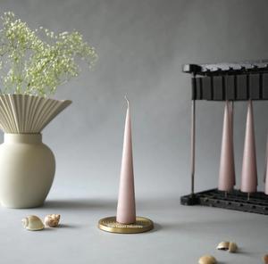 Portavelas cónico de Metal dorado de tendencia superior para sala de estar y dormitorio, decoración de iluminación, velas redondas - Product Image 6