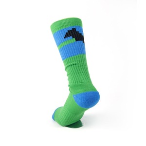 Custom Logo <b>Men</b> Casual Socks-100% Polyester Heat-Transfer Printing Breathable & <b>Stretchy</b> - Product Image 1