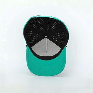 Casquette de golf imperméable et respirante avec logo brodé personnalisé, corde tressée, 5 panneaux et trous découpés au laser Injae Vina VN - Product Image 5