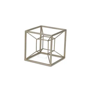 Escultura Moderna Pulida de Estilo Antiguo, Centro de Mesa de Invierno Stag Goldpeak Rise, Tigre con Rayas Reales, Rugido Audaz, Regalo Corporativo - Product Image 1