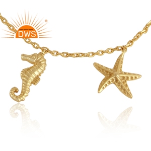 Latest Quality Sterling Silver 18K Gold Plated Multiple Charm <b>Bracelet</b> Demi Fine Jewelry for Women Gift for Her - Product Image 2