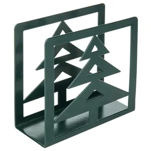 Nouveau design de porte-serviettes en acier inoxydable avec logo personnalisé pour la décoration de table de l'hôtel, de la maison et de la cuisine Porte-serviettes en métal - Product Image 1
