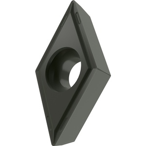 Inserto de Torneado Indexable ISO DCMT 070202E-FF2TT010, Diámetro del Orificio 2.8mm, Gris, Paquete de 10, para Herramientas de Torneado - Product Image 1