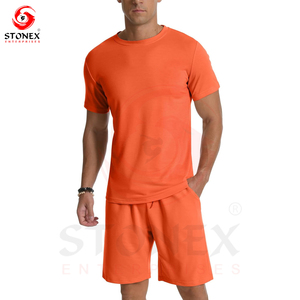 2025 New Tracksuits for Men 2 Piece Sports Plus Size Custom Tracksuit Jogger Gym Two Piece Shorts <b>Sets</b> For Men - Product Image 3