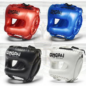 Protection de la tête de boxe équipement de Fitness pour adultes approuvé couvre-chef de sport complet fermé hommes femmes Sanda casques enfants protecteur de tête - Product Image 1