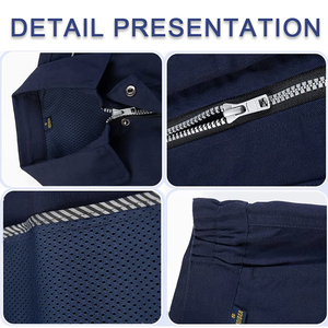 Veste de travail de sécurité antistatique professionnelle pantalon taille de Logo personnalisé uniformes de travail de Construction combinaisons entretien vêtements de travail - Product Image 4