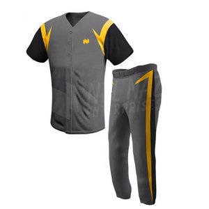 Comfortable Breathable Plus Size Regular Fit Fully Customized Sublimated <b>Baseball</b> Uniform <b>Set</b> - Product Image 1