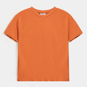 Camiseta de Verano para Mujer, Manga Corta, Casual, de Secado Rápido, Transpirable, Color Sólido, Poliéster/Algodón, Alta Calidad, Superventas - Product Image 4