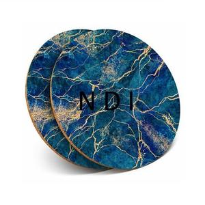 Juego de 6 Posavasos de Mármol de Tendencia para Hotel, Hogar o Restaurante, Artículos de Cocina, Posavasos de Mármol Redondos - Product Image 4