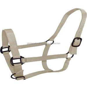 Equipo de caballo hecho a medida Premium Nylon Horse Halter duradero ligero Halter caballo en toda la mazorca completa sobre tamaños - Product Image 2