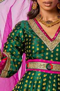 Robe Afghane Kuchi avec robe tribale traditionnelle brodée à la main pour les femmes 2025 Robe de festival Afghan Kuchi Culture pachtoune - Product Image 4