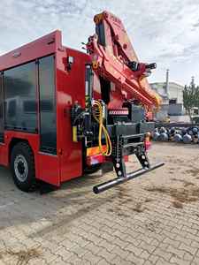 Grúa plegable montada en camión con pluma de nudillo hidráulico de capacidad 3T, construcción ligera, componentes de núcleo de bomba de rodamiento de alta carga - Product Image 3